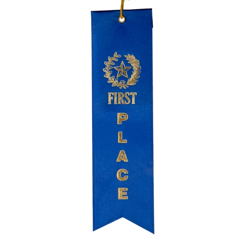 1st Place Ribbon- Blue (5 Pack)